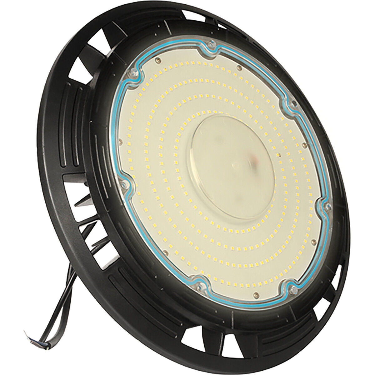BES LED LED UFO High Bay Premium - Rinzu Prem - 100W - High Lumen 150 LM/W - Magazijnverlichting - Dimbaar - Waterdicht IP65 - Natuurlijk Wit 4000K - Aluminium - Philips Driver
