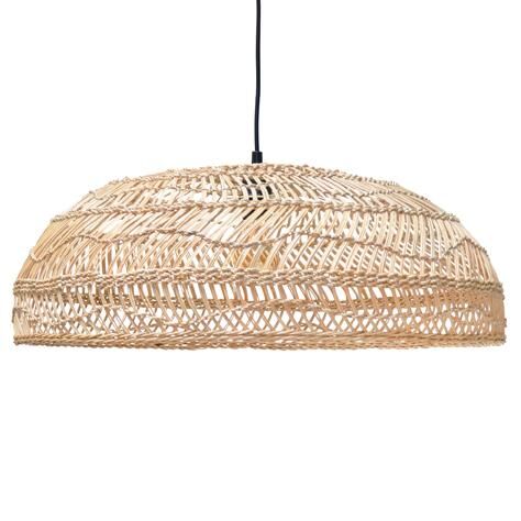 HKliving Wicker hanglamp flat naturel