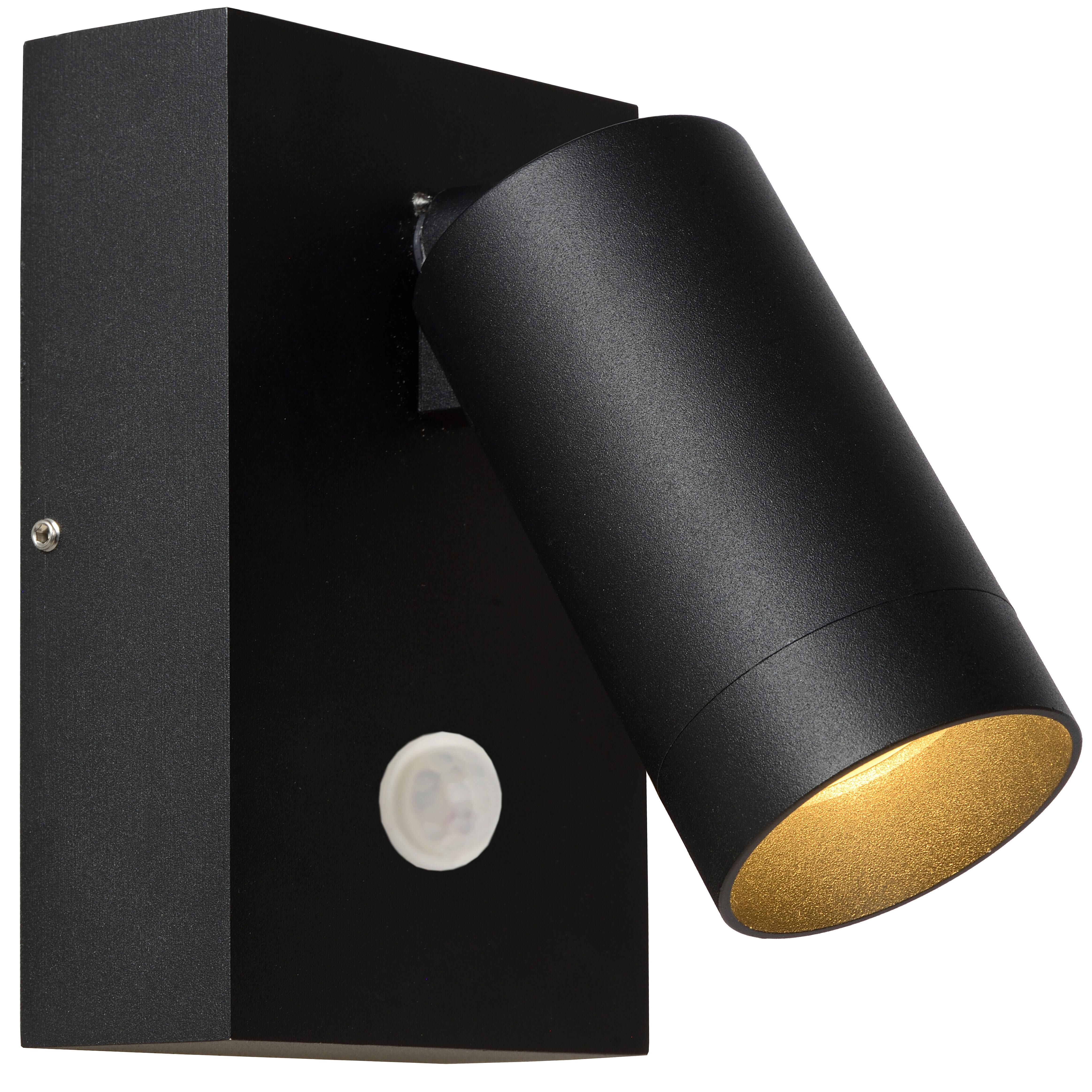 Lucide Taylor wandlamp 1 IP44 zwart