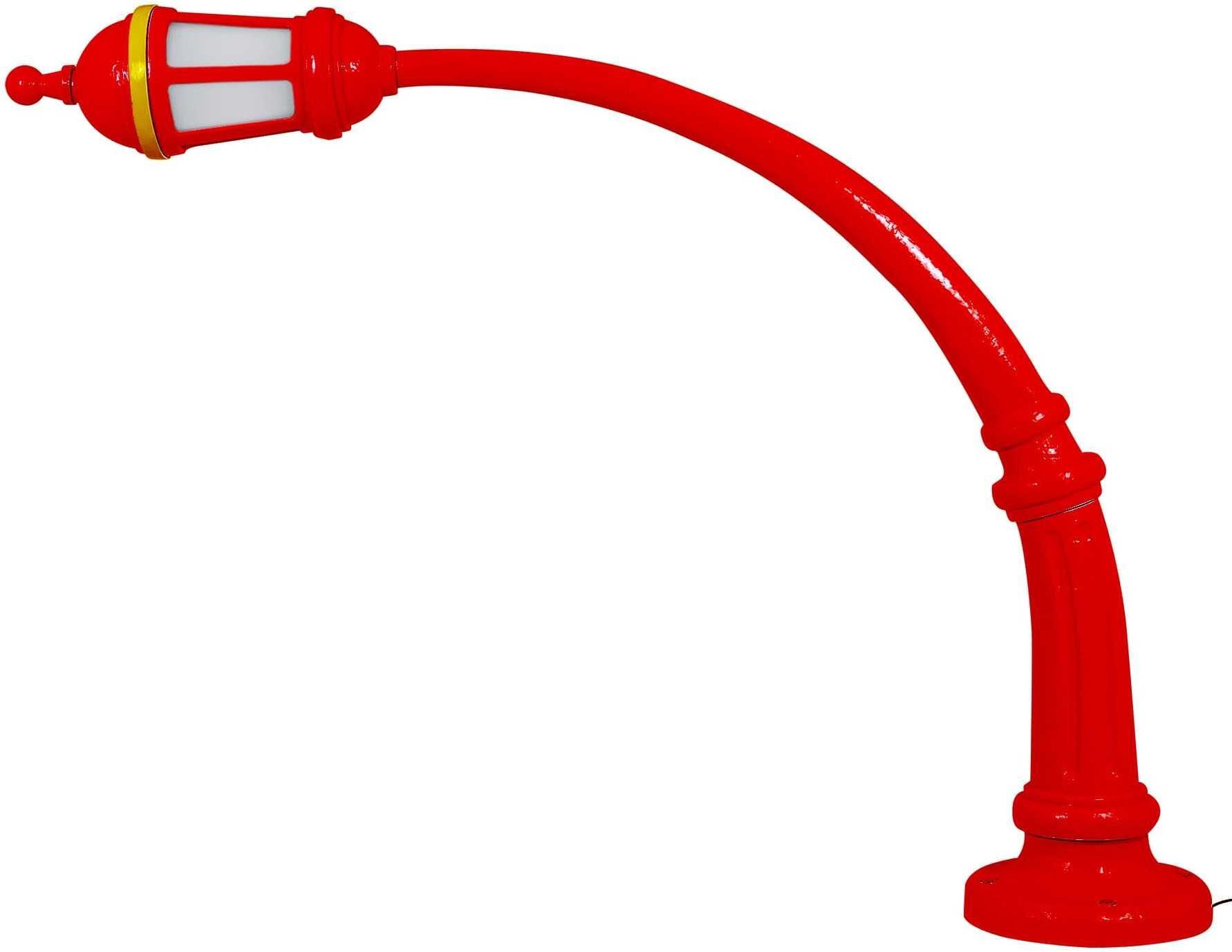 Seletti Street Lamp vloerlamp buiten rood