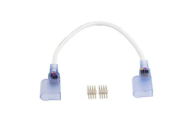 Groenovatie LED Neon RGB Connector, 4-Aderig, Soldeervrij, 2 Meter