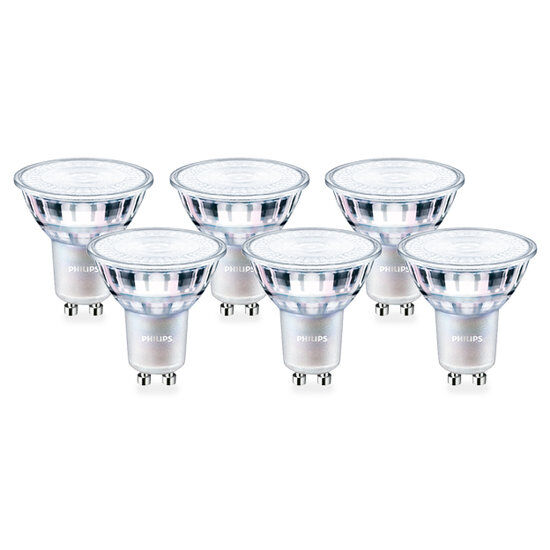 Philips MASTER LED Spot 3.7-35W GU10 36D Extra Warm Wit Dimbaar 6-Pack
