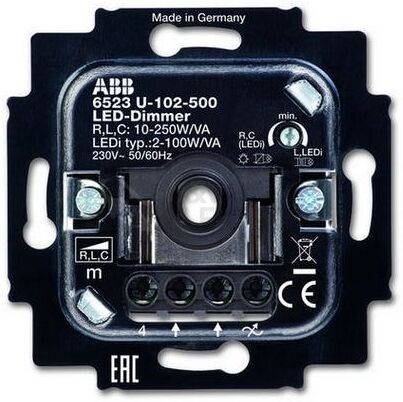 Groenovatie ABB Busch-Jaeger 6523U-102-500 LED Dimmer 230V, fase aansnijding 2W-100W