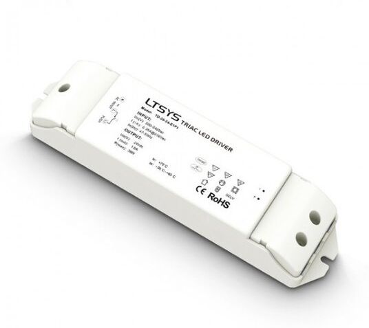 LTECH LED Transformator 24V, TRIAC Dimbaar, Max. 36 Watt, IP20