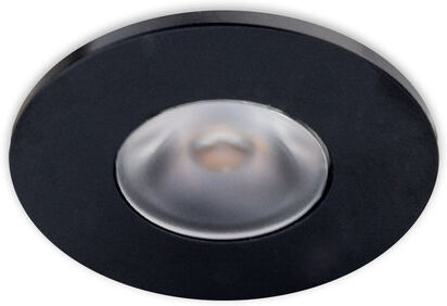 Groenovatie Inbouwspot LED 3W Extra Klein, Zwart, Rond, Ø36mm, Dimbaar, Warm Wit