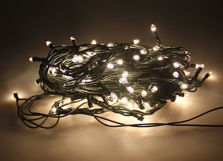 Groenovatie LED Kerstverlichting, 10 Meter, 100 Lampjes, IP44, Extra Warm Wit