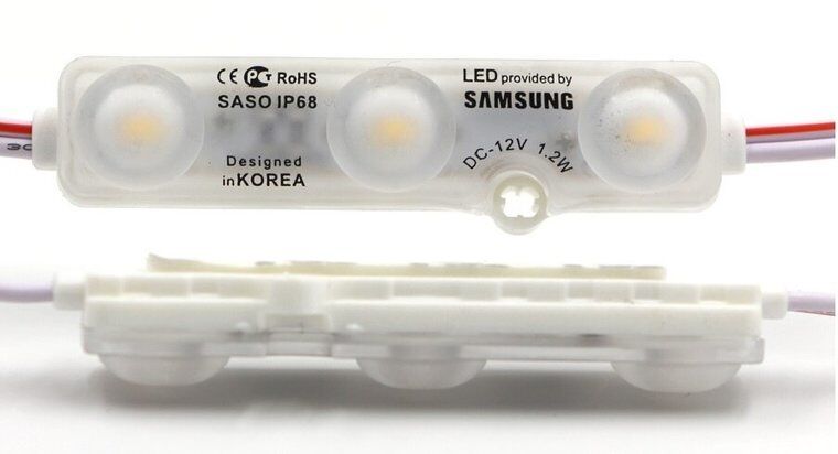 Groenovatie LED Module Samsung 5730 1.5W 12V Koel Wit IP68