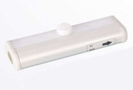 Groenovatie LED Kastverlichting 0.3W op Batterijen met Sensor, Onderbouw, Koel Wit