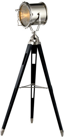 Groenovatie Maritieme Luxe Industrieel Design Tripod Vloerlamp Chroom Zwart