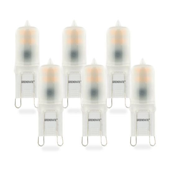 Groenovatie G9 LED Lamp 1,5W Classic Warm Wit Dimbaar 6-Pack