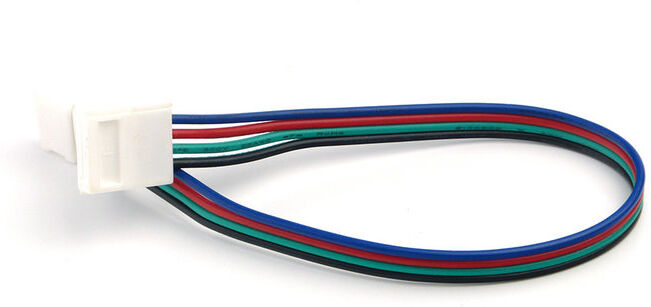 Groenovatie LED Strip RGB Klik Connector, 4-Aderig, Soldeervrij