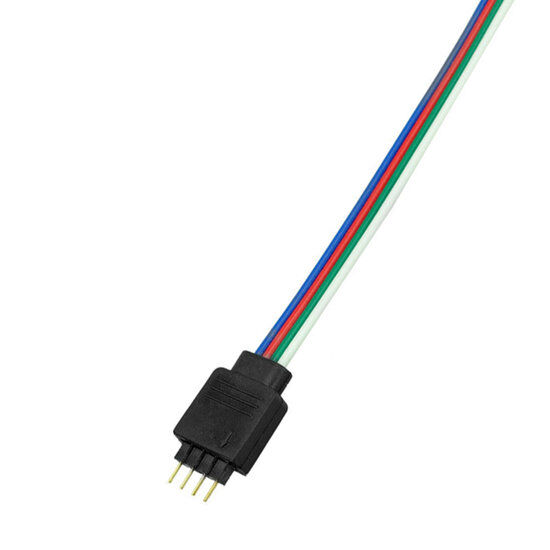 Groenovatie LED Strip RGB Klik Connector Male, 4-Aderig, Soldeervrij