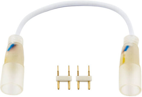 Groenovatie LED Neon Enkelkleurig Connector, 2-Aderig, Rond, Soldeervrij