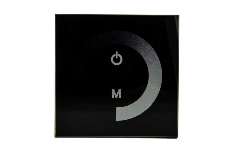 Groenovatie LED Touch Dimmer 12V-24V, 8A, Zwart