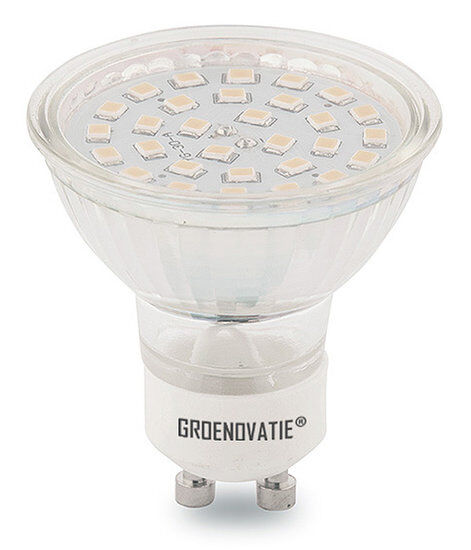 Groenovatie GU10 LED Spot SMD 3W Koel Wit Dimbaar