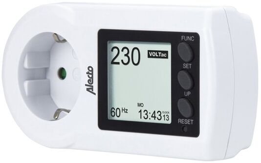 Alecto Energiemeter Tussenstekker, Universeel, Wit