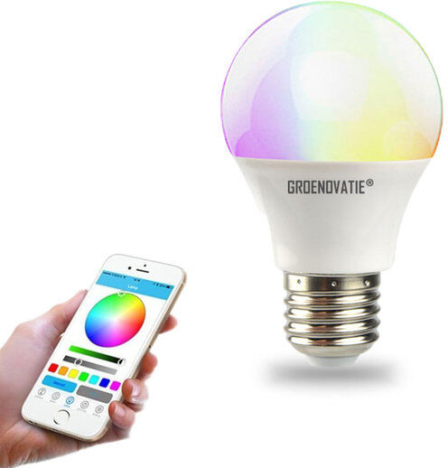 Groenovatie Wifi RGBWW LED E27 9W, Losse Lamp