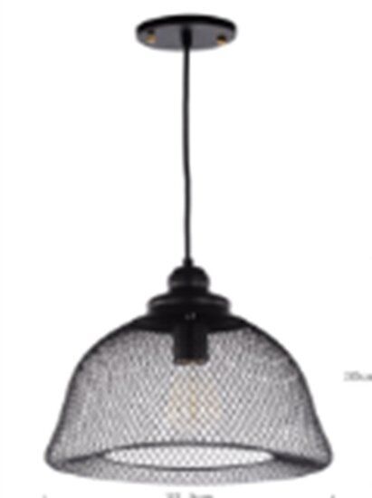 Groenovatie Gaaslamp Industrieel Design Hanglamp, E27 Fitting, ⌀32x35cm, Zwart