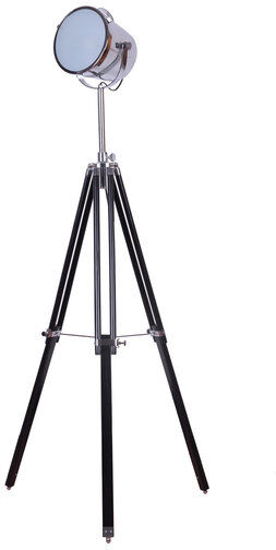 Groenovatie Maritieme Industrieel Design Tripod Vloerlamp Chroom Zwart