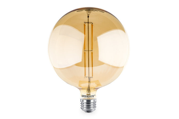 Groenovatie E27 LED Filament XL G200 Goud Globelamp 12W Warm Wit Dimbaar