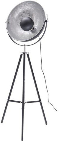 Groenovatie Nice Industrieel Design Tripod Vloerlamp Zilver Zwart