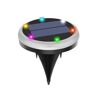 NTDMSFWM 6 LED ondergrondse begraven tuin rijbaan buitenwandlamp ondergronds zonne-energielicht waterdicht zonne-tuinverlichting grondverlichting op zonne-energie ondergrondse tuinstraatverlichting (Color : C