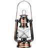 ZARUX LED Camping Lantaarn, Buitendecoratie Nostalgische Petroleumlamp, Waterdichte LED Stormlamp Campinglantaarn Voor Binnen Buiten Oplaadbaar (Color : Bronze, Size : 10 * 9 * 18cm)