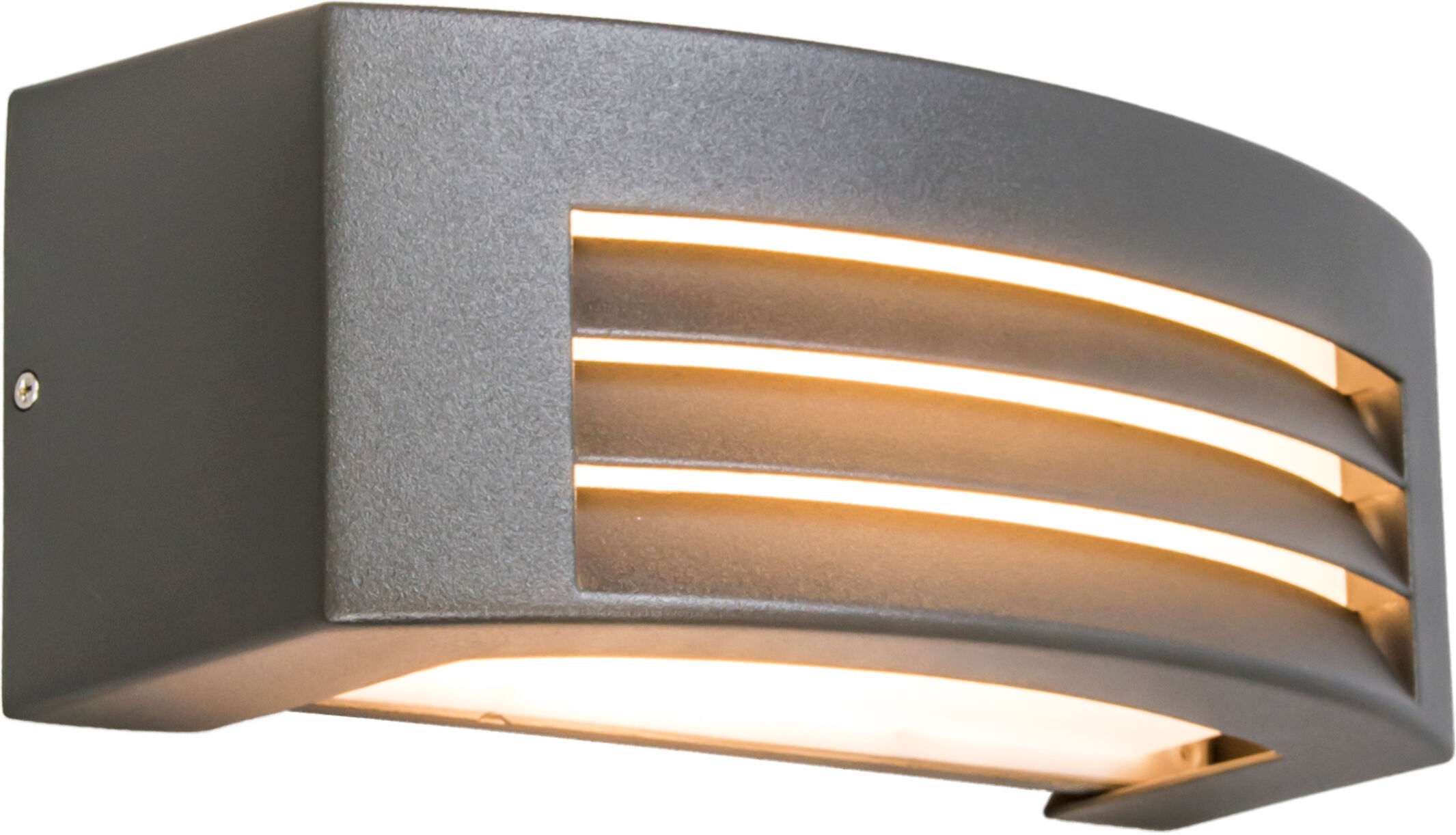 QAZQA Moderne wandlamp antraciet IP44 - Hurricane 1