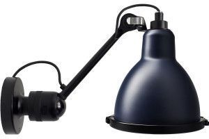 DCW éditions Lampe Gras N304 XL Outdoor Seaside wandlamp black blauw