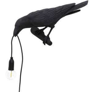 Seletti Seletti Bird Looking Wandlamp Links Buiten Zwart