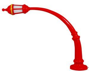 Seletti Street Lamp vloerlamp buiten rood