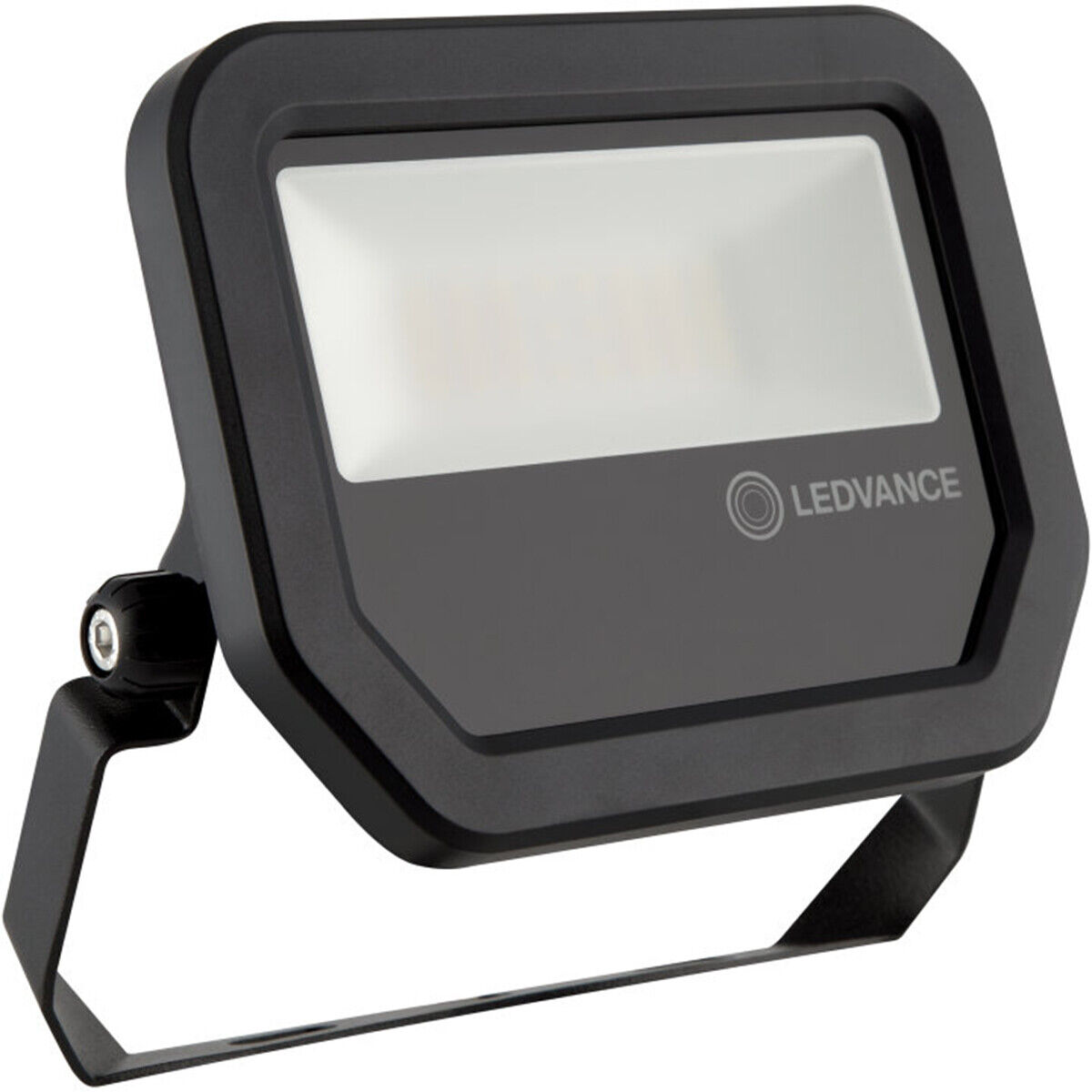 LEDVANCE OSRAM - LEDVANCE - LED Breedstraler 20 Watt - LED Schijnwerper - FL PFM SYM 100 BK - Helder/Koud Wit 6500K - Mat Zwart - Aluminium