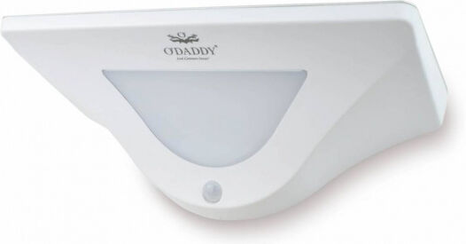 O'Daddy wandlamp Segin 24 x 10,8 x 8,2 cm ABS/aluminium wit - Wit