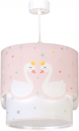 Starbright hanglamp Zwaan junior 65 x 33 cm wit/roze - Wit,Roze