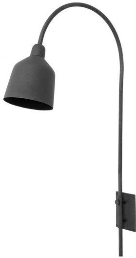 Nordal Stadswandlamp H 116 cm mat zwart