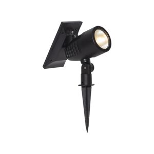 Star Trading Powerspot Solcelle Spotlight 50lm Sort M/sensor