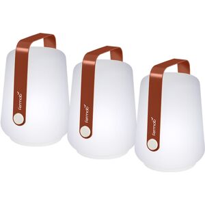 Fermob Balad Lamp 12 Cm 3-Pack Red Ochre 20