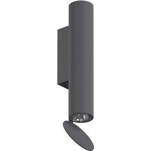 Flos Flauta H225 Riga Outdoor, Anthracite, Inkl. 12w Led 2x555lm 2700k