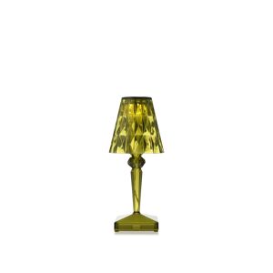 Kartell Battery Table Lamp 9140, Transparent Green, Incl. Led 1,2w 130lm 2700k