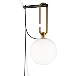 Artemide nh vegglampe sort-messing