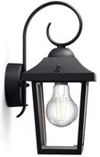 Philips myGarden Buzzard vegglampe, Svart