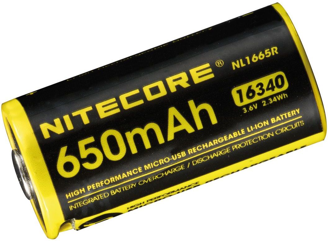 Nitecore Batteri NC-16340R USB