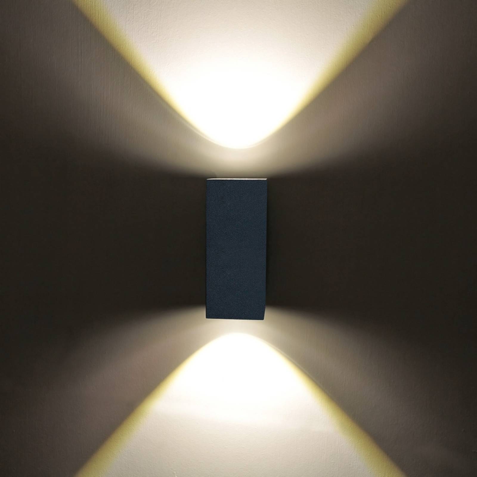 Lucande Tavi - utevegglampe m. 2 Bridgelux LED