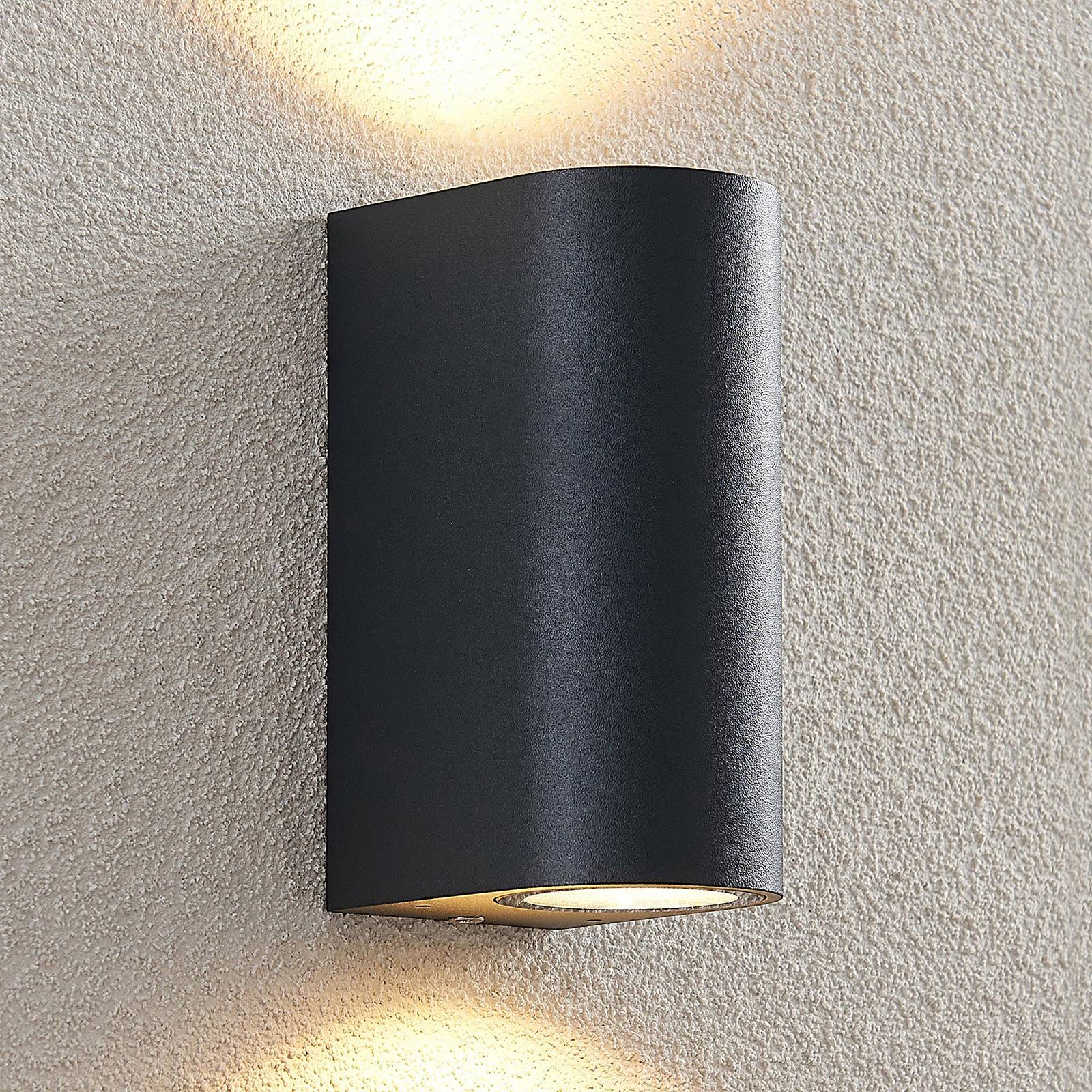 ELC Fijona utendørs LED-vegglampe rund, 15 cm
