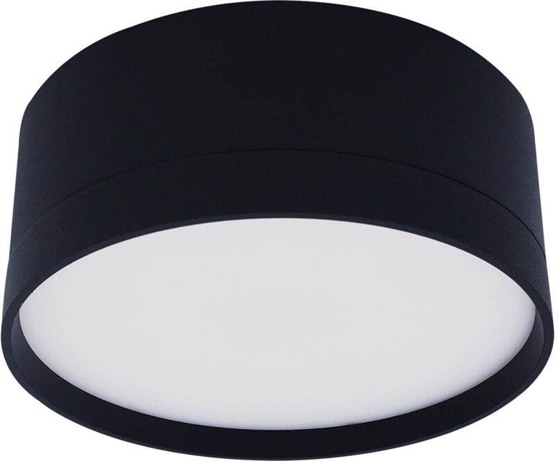 Sylo Loftlampe Med Indbygget 10w Led Sort Dæmpbar Ip55