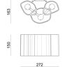 Stilnovo Kinkiet LED Honey 27,2 cm