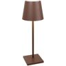 Zafferano Poldina L Desk lampa IP54 corten