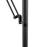 HELL Lampa stojąca LED Evolo CCT z lampką, czarna