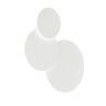 HELL Kinkiet LED Tilda, okrągły 3-pkt., biały