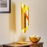Knikerboker Lampa stołowa ze złotymi liśćmi Hué, wysokość 70 cm